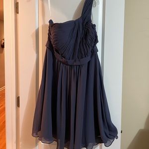 Azazie Camellia Dress in Stormy, Size A16